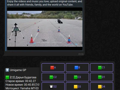 Telegram-бот для оповещения о результатах соревнований по мотоджимхане